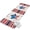 White, variant on Front Door Mat 15.7"x23.6", Patriotic USA Flag Non Slip Backing & Low Profile Doormats, Absorbent Muddy Dirt Trapper Door Mats for Front Back Door All-Weather Memorial Blue Red Freedom Lines