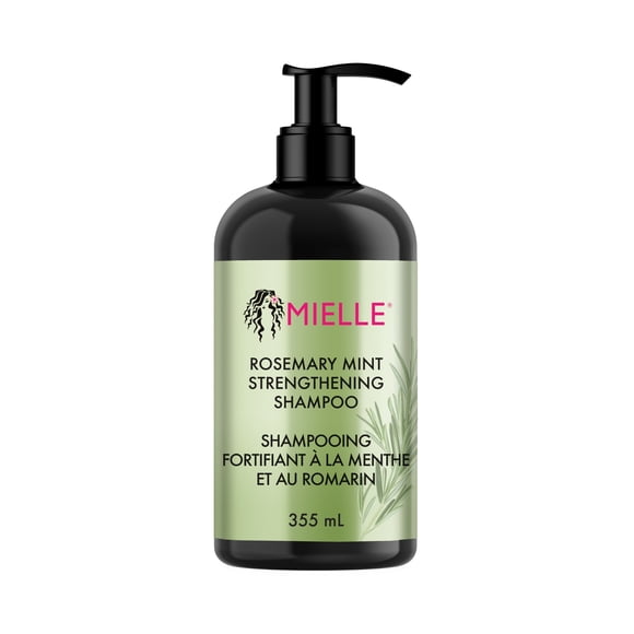Mielle Shampooing Fortifiant Romarin et Menthe – Shampooing Clarifiant qui Nettoie les Cheveux en Douceur et Aide à les Renforcer