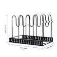 thumbnail image 2 of KAUKKO Pot Rack Organizers Lid Organizer for Pots and Pans 5 Tiers Pots and Pans Organizer with 3 DIY Methods Adjustable Pot Lid Holders Pan Rack for Kitchen Counter and Cabinet, 2 of 4