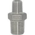 thumbnail image 2 of GHSDFBB Connecteur de Réducteur Fileté Hexagonal Mâle 1/4"x1/8 Pouces, Raccord/adaptateur de Tuyau, Acier Inoxydable 304 NPT, 2 of 6
