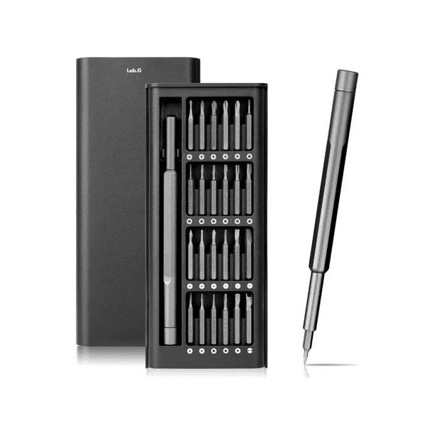 Set Destornilladores Precisión 25en 1 Para Ps4 Lentes Lab.G, color Negro