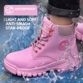 thumbnail image 4 of Steel Toe Boots for Women Lightweight Waterproof Construction Safety Work Boots, 4 of 5