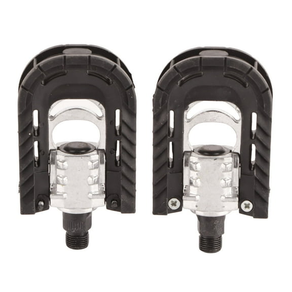 1 Pair Folding Bike Pedals, Aluminum Alloy Bicycle Pedals Bicycle Flat Platform Pedals, Anti Skid Durable Mountain Bike Pedals Bike Pedal, Cycling Pedals for Road, Mountain Bike