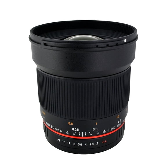 ROKINON 16mm f2.0 Ultra-Wide-Angle Lens