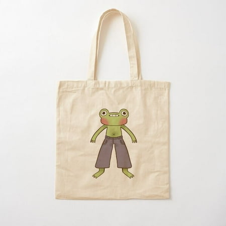Pant Frog Cotton Tote Bag Canvas Tote Bag  Family Gift For Mother  Her