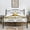 Black, variant on VECELO Metal Platform Bed Frame with Victorian Headboard and Footboard, Full Size, Black