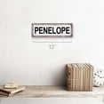 thumbnail image 2 of Penelope 4"x12" Metal Sign, Wall Décor for Kids Room and Nursery, 2 of 4