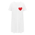 thumbnail image 4 of Ailaofu Zip Up Robes for Women Short Sleeves Zipper House Coat Short Bathrobes Lightweight Nightgown with Pockets, 4 of 6