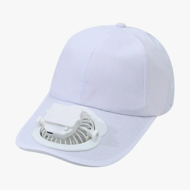 Sombreros para Hombres Nuevos Sombreros Recargables de Ventilador para Hombres Y Mujeres en Verano, Viajes de Ocio para Adultos, Sombreros de Béisbol de Secado Rápido de Color Sólido, Sombreros Protec