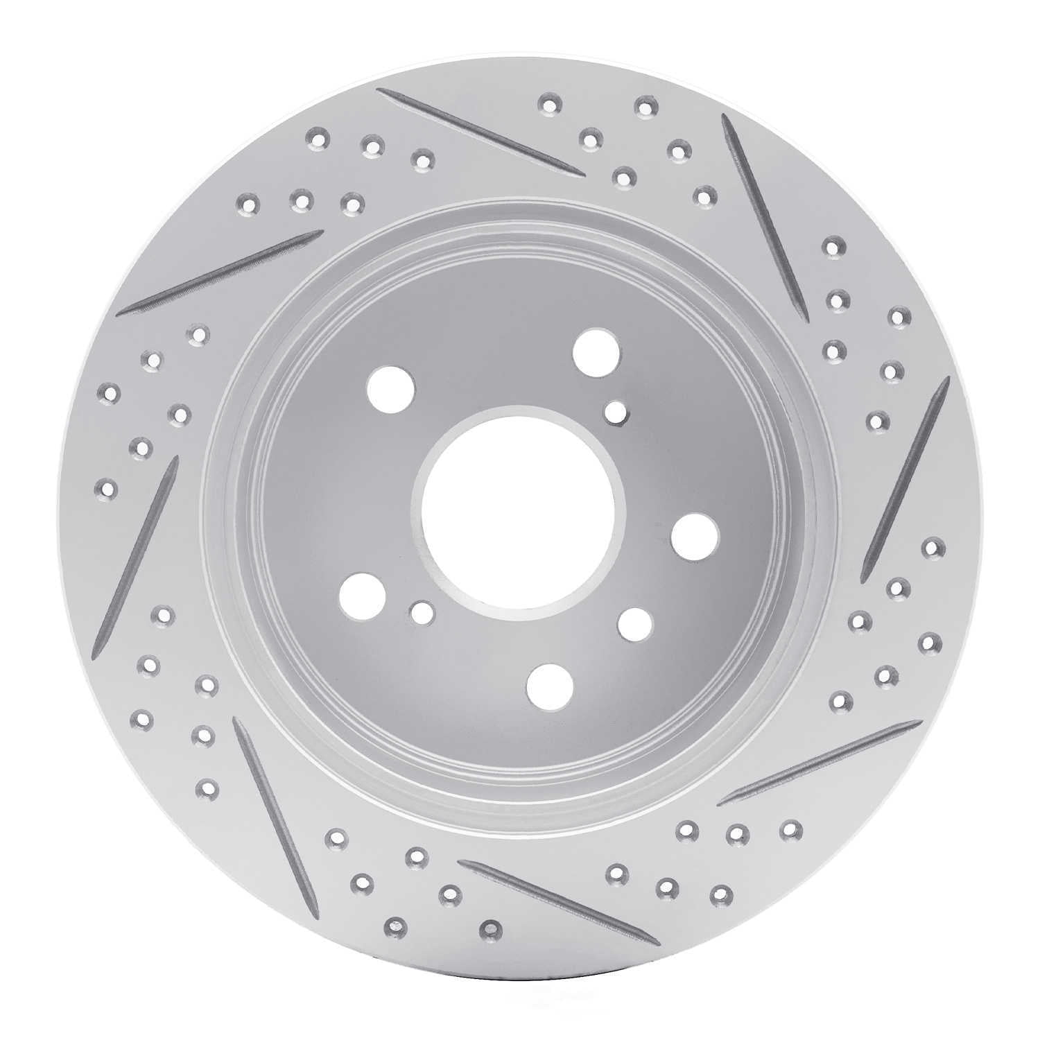 Dynamic Friction Company 830-76087R DFC Geoperformance Rotor - Drilled and Slotted