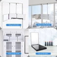 thumbnail image 2 of ikaufen Mirror for Self Hair Cutting 360° Adjustable & Foldable Mirror,Portable Trifold Barber Mirrors and 5X Magnification for Hair Styling and Makeup, 2 of 7