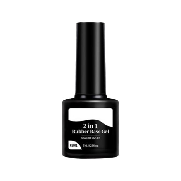 Clearance! 7ml Milky Nail Polish Glitter Semi Gel Rubber Base Gel Rubber Rubber Color Rubber Nail Varnish Glue Nail Polish,A