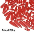 thumbnail image 3 of Uxcell Ceramic Mosaic Tiles, 200g Teardrop Flower Leaves Tiles Mosaic Blocks for Art Craft, Red, 3 of 6