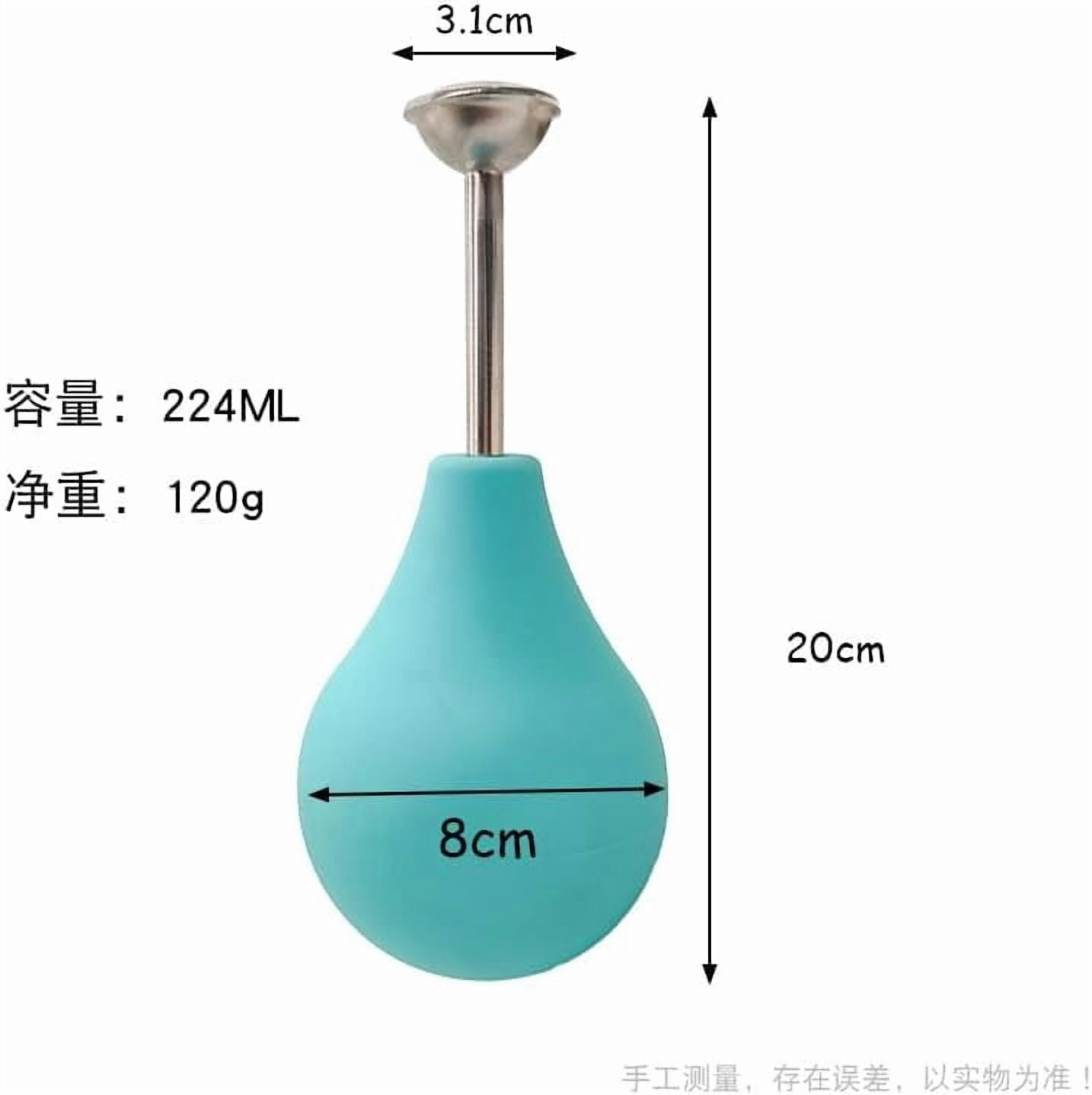 ABPETE Watering Can Balloon Sprayer, Indoor Plants Squeeze Bulb 8 oz,Silicone Indoor Plant Watering Can with Stainless Steel Spraying Mouth, Sensitive Plants and Cuttings, Watering Sprayer