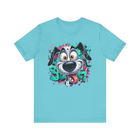Viki Animal Tees, Dog Tee Shirt, Funny Dog T-Shirt, Art Design Top, Funny Animal T-Shirt, Graphic Tee