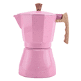 thumbnail image 2 of Latte Mocha Coffee Maker Italian Moka Espresso Cafeteira Percolator Pot Stovetop 300Ml Pink, 2 of 4