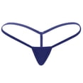 thumbnail image 3 of Blmnix Woman Underwear Hipster Panties Sexy Panties G String Thongs G String Blue Womens Underwear Packs,Free Size, 3 of 4