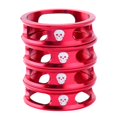 thumbnail image 1 of 4 piezas espaciador de arandela de vástago de horquilla para auriculares de , 10 mm para tubos de dirección de cabezales / 8 '' (28,6 rojo shamjiam Bicycle Headset Spacer, 1 of 5