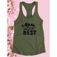 thumbnail image 3 of Mom Is The Best Cute Flowers Racerback Tank Women -Image by Shutterstock, Female x-Large, 3 of 4