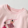 thumbnail image 6 of Girls Outfits Clothes Set Ballet Dancer Cotton jumper Tops Leggings 2 Piece Clothing Set Age 5-6T, 6 of 7