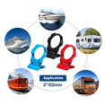 thumbnail image 2 of Auto Gauge Meter Pod Mount Holder Aluminum Single Hole for Car Pillar Gauge Meter Vehicle Accessories Red, 2 of 4