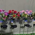 thumbnail image 2 of tredstone Solar Garden Azalea Lamp Gift Choice For Garden Multi-Purpose Solar Light Lights Purple lanterns, 2 of 6