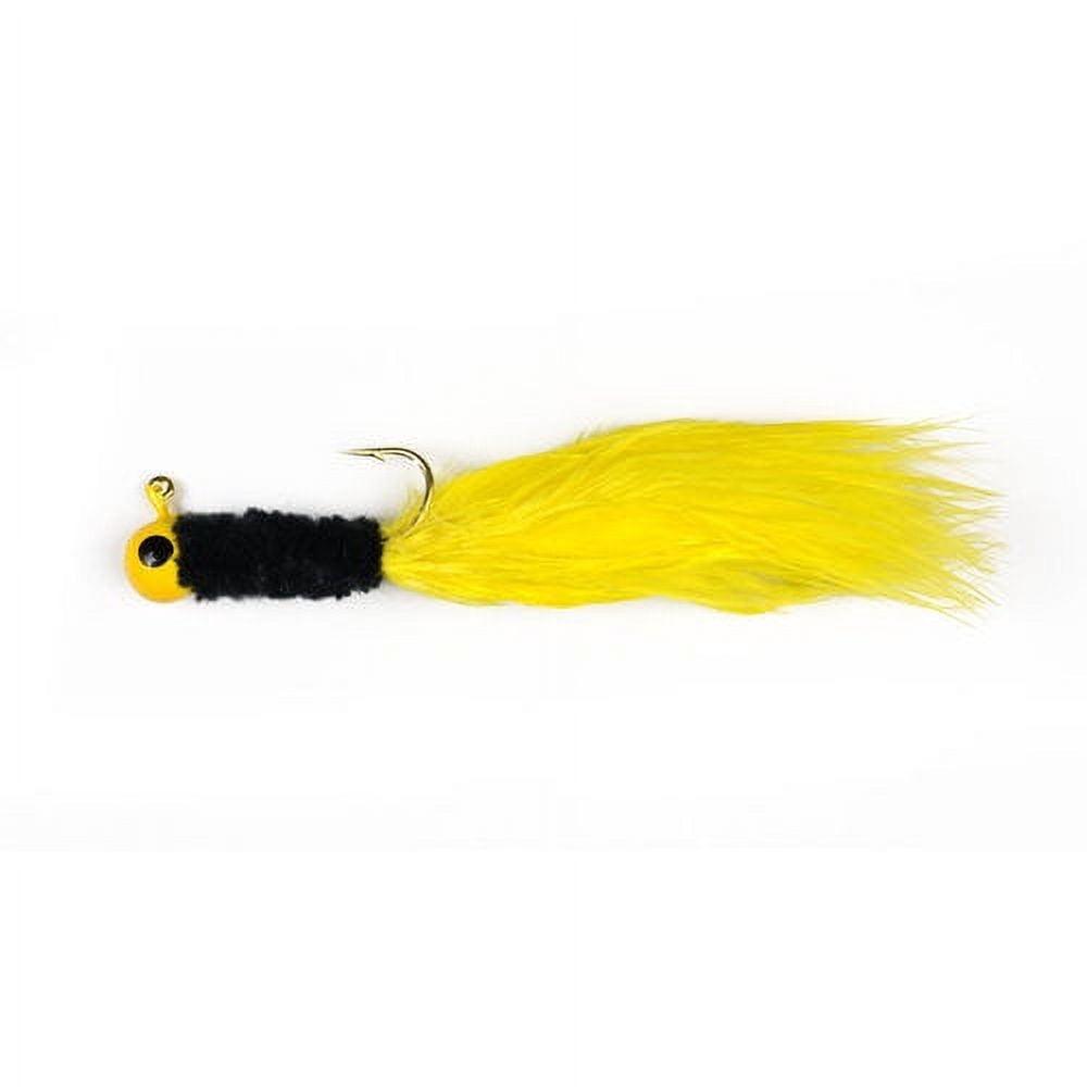 Johnson Beetle Bou Fishing Lure, Yellow, 2.5 in