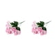 thumbnail image 3 of Flores artificiales Cateissary 3 unids/set textura rosa, 3 of 6