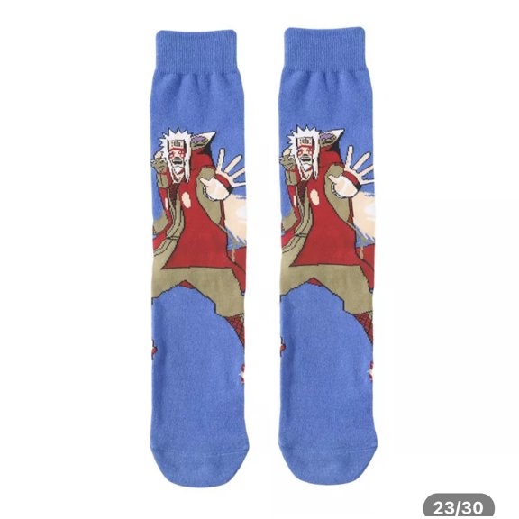 Cartoon Socks, Womens & Mens Fun Novelty Crew Character 360 Degree Artwork Designed Socks