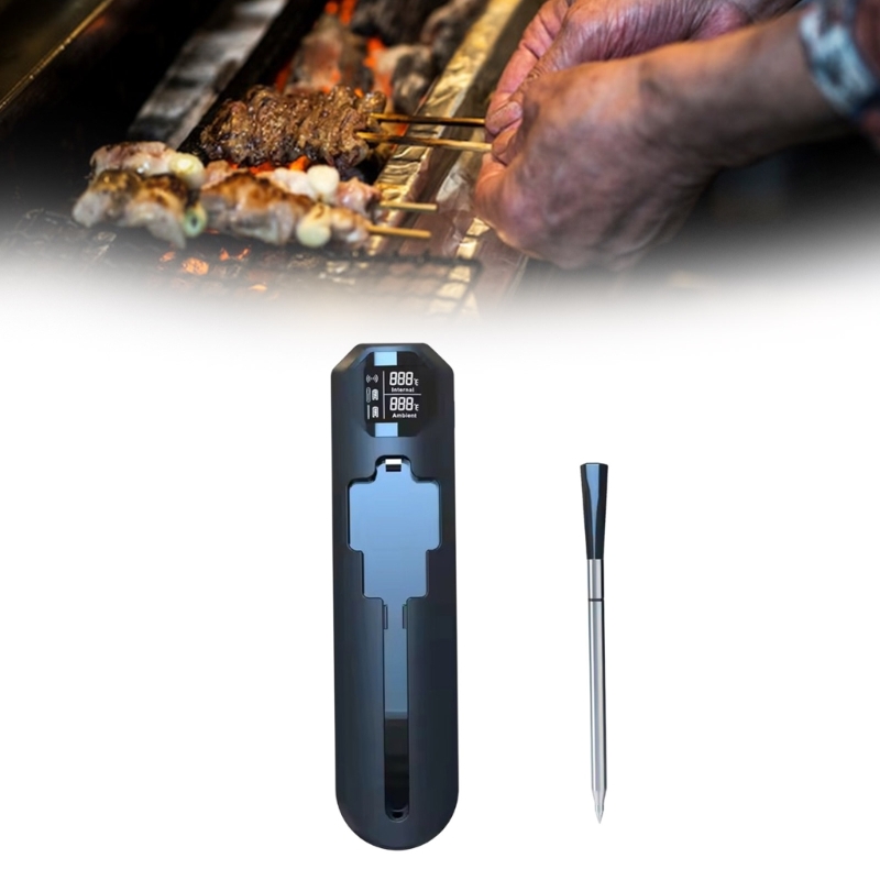 Intelligent Digital Meat Thermometers Enabled Long Ranges For Grilling Baking