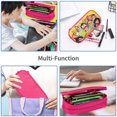 thumbnail image 5 of Bob's Burgers Big Capacity Pencil Case, Aesthetic Pen Pouch Storage Bag, Office Supplies Organizer, Pen Cases Pencil Bag with Multiple Compartments, 5 of 7