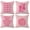 Pink Set of 4, variant on Pink Western Pillow Covers 18x18,Preppy Howdy Western Cowgirl Boots Disco Ball Pillow Case,Western Pillow Covers for Home Girls Room Dorm Decor,Teen Girls Gifts