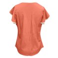 thumbnail image 5 of Babysbule Womens Summer Tops Women Summer Fashion Solid O-Neck Short Sleeve Casual Hollow Out T-Shirt Top, 5 of 6