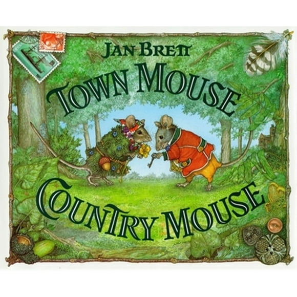 Pre-Owned Town Mouse Country Mouse (Hardcover 9780399226229) by Jan Brett