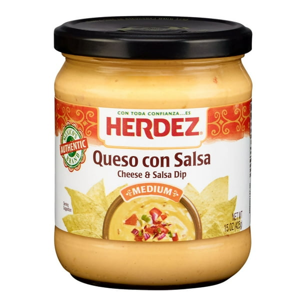 Herdez Queso con Salsa Queso Dip, 15 Ounce