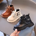 thumbnail image 5 of Botas individuales de estilo moderno para niñas de otoño e invierno, botas Martin para niños, botas cortas de moda con cremallera lateral para niños, botas de moda, 5 of 5