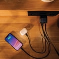 thumbnail image 3 of Verbatim 65-Watt GaN Charger with Retractable Cable, 3 of 8