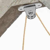 WHAMVOX 2pcs Silent Pulley Cable Pulley Wheel Heavy Duty Pulley Bearing Pulleys for Wire Cable Rope