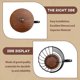thumbnail image 5 of Coffee Box Storage Box, Large Storage Basket, with Wooden Base, 5 of 5