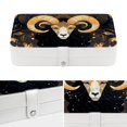 thumbnail image 4 of Constellation PU Leather Bracelet Holder Jewelry Box Stand Necklace Organizer with Removable Compartment Portable Case, 4 of 6