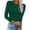 Green, variant on XFLWAM Women's Long Sleeves Crew Neck Tops Basic Stretch Slim Fit Lightweight Cozy Under Layer T-Shirts White S