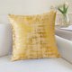thumbnail image 5 of Funda de almohada Velvet Hot Gold Beige | Funda de cojín de sofá de sala de estar moderna | Tejido flocado suave | 17.72x17.72 pulgadas | Decoración del hogar extraíble | Juego de 1 pieza, 5 of 5