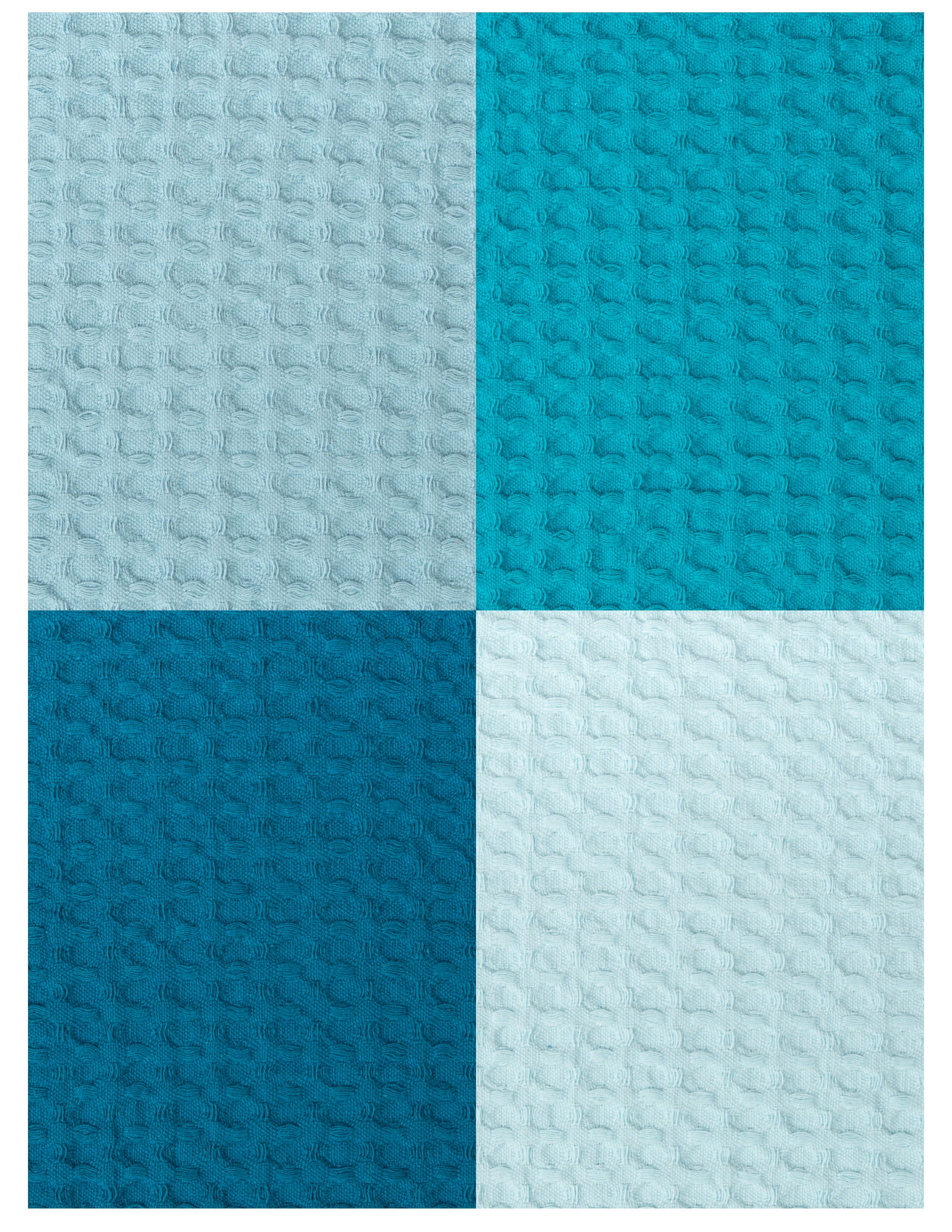 Mainstays 4 Pieces, Waffle Dishcloths, Topaz