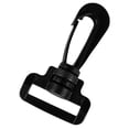 thumbnail image 1 of Strapworks Ganchos giratorios de plástico de 1 pulgada – Cierres de pinza de langosta giratorios de alta resistencia negros utilizados en una variedad de correas – Paquete de 10, 1 of 5
