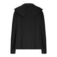 thumbnail image 4 of SHTXOZHI Veste Athlétique Légère pour Femmes Protection Solaire Fermeture Éclair Complète Manches Longues Chandails à Capuchon Randonnée Extérieur, 4 of 7