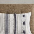 thumbnail image 4 of Gracie Mills Belinda Serene Stripe 3-Piece Cotton Comforter Set - GRACE-13738, 4 of 4