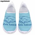 thumbnail image 1 of Zapatillas de deporte casuales para mujer Doginthehole Zeta Amicae, zapatos planos de diseño de moda de Friends of Zeta, zapatos de malla transpirables sin cordones para verano, 1 of 5