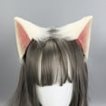 thumbnail image 3 of Aellinatey Realistic Plush Foxes Ear Headband Woman Girls Masquerade Photography Headband, 3 of 12