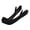 Black, variant on 1 Pair Silicone Anti-slip Palm Flip Fingertip Long Arm Sleeves Solid Color Anti-UV High Elasticity Women Outdoor Ice Silk Long Cycling Gloves Costume Accessories