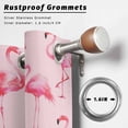 thumbnail image 2 of Outdoor Curtains for Patio Waterproof, Pink Flamingo Outdoor Privacy Panels Grommet, Summer Animals Blackout Outside Curtains for Porch/Cabana/Pergola/Gazebo 54"x84", 1 Panel, 2 of 8